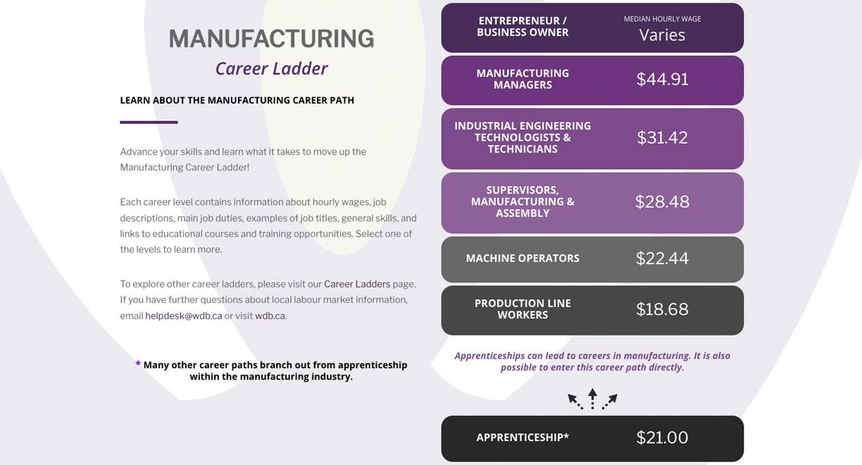 Manufacturing Career Ladder cover image